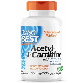 Doctor`s Best, Acetyl-L-Carnitine, 500mg, 60 Veg. Kapseln