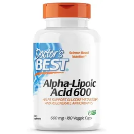 Doctor`s Best, Alpha-Lipoic Acid, Depot, 600mg, 180 Veg. Kapseln