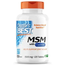 Doctor`s Best, MSM, 1500mg, 120 Tabletten
