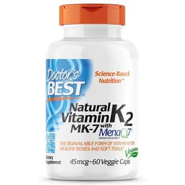 Doctor's Best, natürliches Vitamin K2, 45mcg, 60 veg. Kapseln
