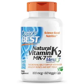 Doctor's Best, natürliches Vitamin K2, 100mcg, 60 Veg. Kapseln