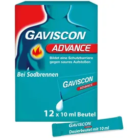 Gaviscon Advance Pfefferminz 12 x 10 ml Suspension