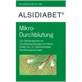 Alsidiabet Diabetiker Mikro Durchblutung 60 Kapseln