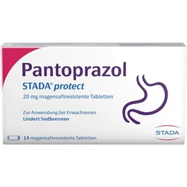 Pantoprazol Stada protect 20 mg 14 magensaftresistente Tabletten