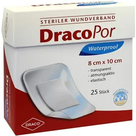 Dracopor Waterproof Wundverband Steril 8 X 10 cm 25 Verbände