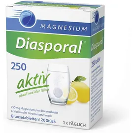 Magnesium Diasporal 250 Aktiv 20 Brausetabletten