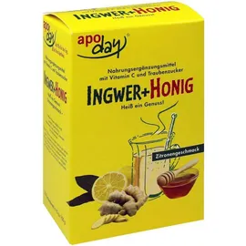 Apoday Ingwer + Honig + Vitamin C 10 X 10 G  Pulver
