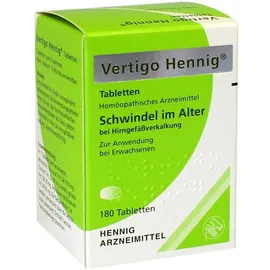 Vertigo Hennig 180 Tabletten