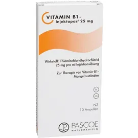 Vitamin B1 Injektopas 25 mg Injektionslösung 10 X 1 ml