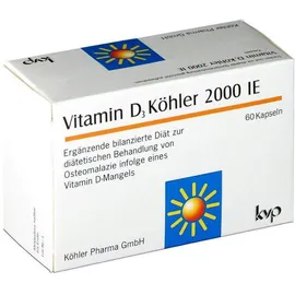 Vitamin D3 Köhler 2000 I.E. 60 Kapseln