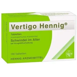 Vertigo Hennig 100 Tabletten