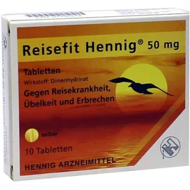 Reisefit Hennig 50 mg 10 Tabletten