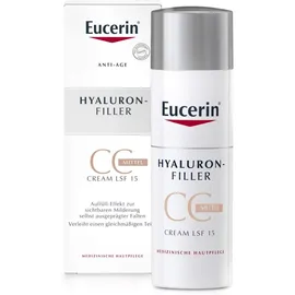 Eucerin Anti Age Hyaluron Filler CC Cream mittel 50 ml Creme