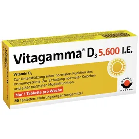 Vitagamma D3 5.600 I.E. Vitamin D3 20 Tabletten