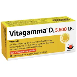 Vitagamma D3 5.600 I.E. Vitamin D3 50 Tabletten