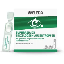 Euphrasia D 3 Einzeldosen-Augentropfen 10 X 0,4