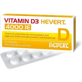 Vitamin D3 Hevert 4.000 I.E. 30 Tabletten