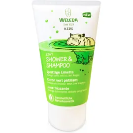 Weleda Kids 2 in 1 Shower & Shampoo Spritzige Limette 150 ml