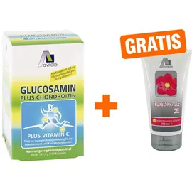 Glucosamin 500 mg + Chondroitin 400 mg + gratis Teufelskralle 150 ml Gel