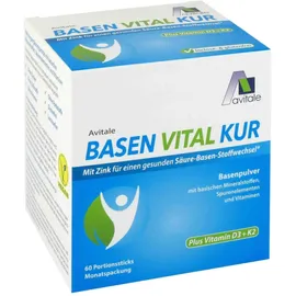 Basen Vital Kur plus Vitamin D3 + K2 60 Portionsticks