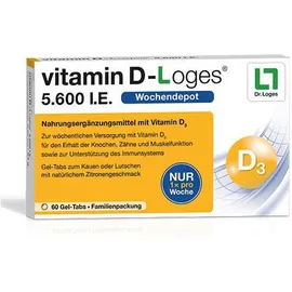 Vitamin D-Loges 5.600 I.E. 60 Kautabletten