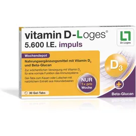 Vitamin D-Loges 5.600 I.E. Impuls 30 Gel-Tabs