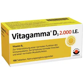 Vitagamma D3 2.000 I.E. Vitamin D3 Nem 100 Tabletten