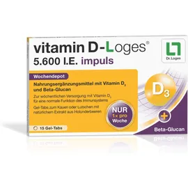 Vitamin D-Loges 5.600 I.E. Impuls 15 Gel-Tabs