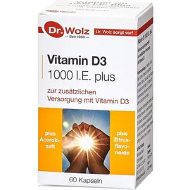 Vitamin D3 1000 I.E. Plus Dr.Wolz 60 Kapseln