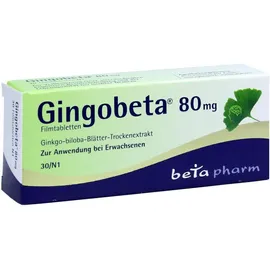 Gingobeta 80 mg 30 Filmtabletten