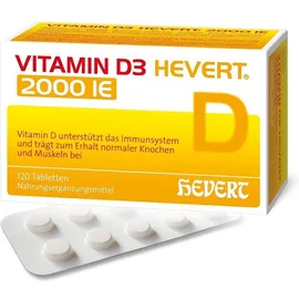 Vitamin D3 Hevert 2.000 I.E. 120 Tabletten