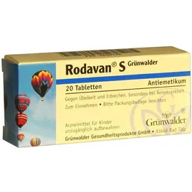 Rodavan S Grünwalder 20 Tabletten