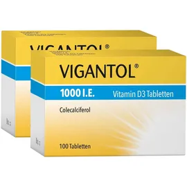 Vigantol 1.000 I.E. Vitamin D3 2 x 100 Tabletten