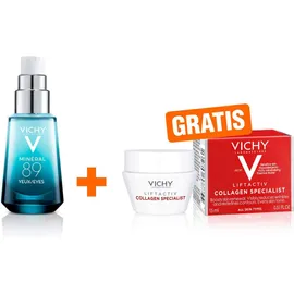 Vichy Mineral 89 Augen 15 ml + gratis Liftactiv Collagen Specialist 15 ml Creme