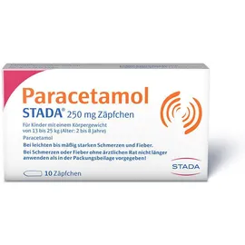 Paracetamol Stada 250 mg 10 Zäpfchen