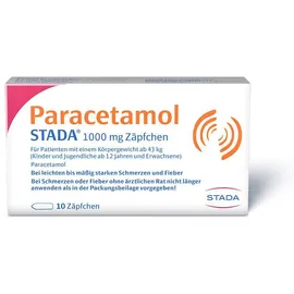 Paracetamol Stada 1000 mg 10 Zäpfchen