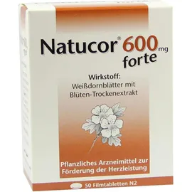 Natucor 600 mg Forte 50 Filmtabletten