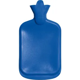 Wärmflasche 2 Liter, blau