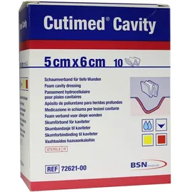 Cutimed Cavity Schaumverband5x6cm Nicht Haftend
