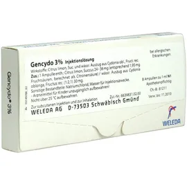 Weleda Gencydo 3% 8 Injektionslösung