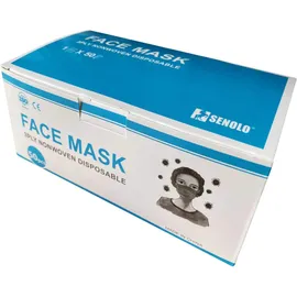 Mund-Nasen-Gesichtsmaske 3-lagig 50 Stück