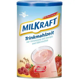 Milkraft Trinkmahlzeit Erdbeere Himbeere Pulver