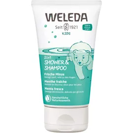 WELEDA Kids 2in1 Shower & Shampoo frische Minze 150 ml