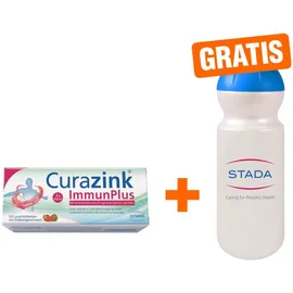 Curazink Immun Plus 50 Lutschtabletten + gratis Trinkflasche