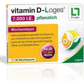 Vitamin D-Loges 7000 I.E. pflanzlich 30 Weichkapseln