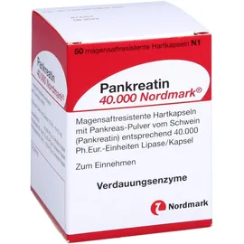 Pankreatin 40.000 Nordmark Magensaftres.Hartkaps.