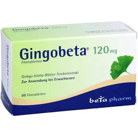 Gingobeta 120 mg 50 Filmtabletten