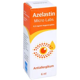 Azelastin Micro Labs 0,5 mg pro ml Augentropfen 6 ml