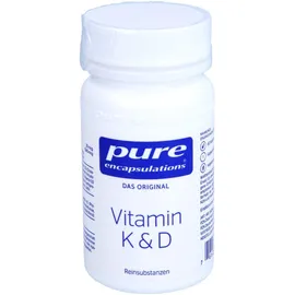 Pure Encapsulations Vitamin K & D 60 Kapseln