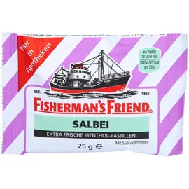Fishermans Friend Salbei ohne Zucker Pastillen 25 g